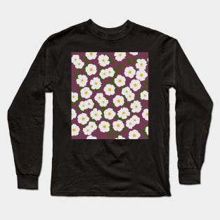 Cherokee Rose Pattern Long Sleeve T-Shirt